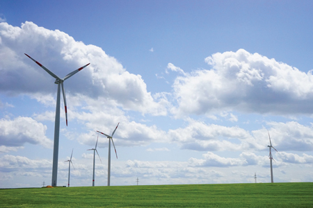 Figure 1. High-performance wind turbines feature main shaft bearings that are subjected to high loads Schaeffler Figure 1