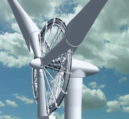 Figure 1. Sway ST10, permanent magnet generator (concept) Sway Turbine 10MW