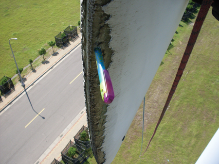 Figure 1. From bad to worse: eroded leading edge after several years of wind turbine operation KeyWindEnergy Windtech Int Impact of Rotor Blade Erosion Fig01