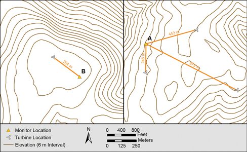 Figure 1. Sound monitor locations Isaac Figure1