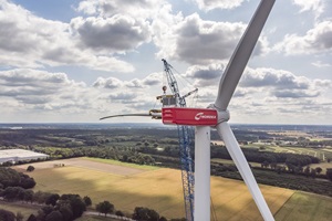 Nordex installs first N149 wind turbine Nordex N149