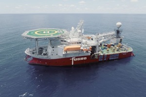 Fugro’s Atlantis Dweller to provide integrated UXO services for TenneT at a Dutch offshore wind farm development Fugro Atlantis Dweller