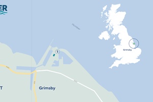 EU OYSTER Consortium chooses Grimsby for hydrogen project Grimsby map