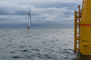 The Hywind Scotland wind farm. (Photo: Øyvind Gravås / Woldcam) The Hywind Scotland wind farm