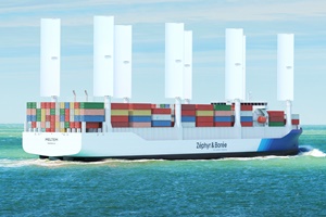 Zéphyr & Borée's container vessel with Wind Assisted Propulsion System Wind Assisted Propulsion System for Container Vessel