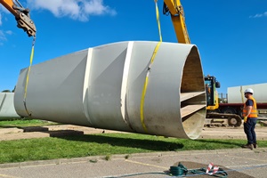 Turbine blade segment (credit ReBlade) Turbine blade segment credit ReBlade