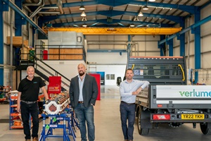 Left to right – Angus MacDonald (Operations Manager), Jonny Moroney (Operations Director), Paul Slorach (Business Development Director) Verlume Operations Facility3 2