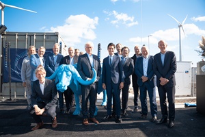 The company was joined by Rob Jetten, Minister for Climate and Energy, and the CEO of GIGA Storage BV, Ruud Nijs, to celebrate the milestone during a ribbon cutting ceremony on Oct 6, 2022 Wärtsilä commissions energy storage system in the Netherlands