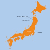 Kajima Corporation and Van Oord kick-off with three offshore wind projects in Japan japan map 03