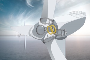 Liebherr introduces single-row tapered roller bearings as main bearings for wind turbines liebherr single row tapered roller bearings installation wind turbine HR 2