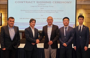 Goldwind receives first order for wind farm in the Philippines Goldwind Philippines