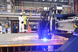 Tennet and GE Vernova Seatrium consortium celebrate IJmuiden Ver Beta strike steel Steel Cut IJmuiden Ver Beta 3