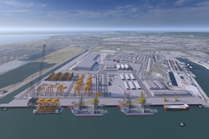 Artist impression Teesport Offshore Gateway