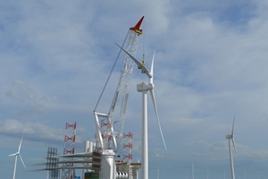 Huisman to supply 2600mt Leg Encircling Crane to Hanwha Ocean