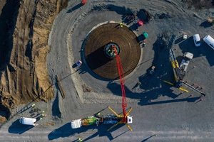 Laying the steel and concrete photo credit Sveinn Bjarnason