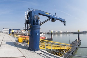 Palfinger marine cranes installed at Ørsted’s Borssele OWF maintenance base Palfinger crane Vlissingen