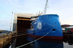 Bernhard Schulte’s newest offshore wind vessel floated out Service Operation Vessel SOV for Bernhard Schulte